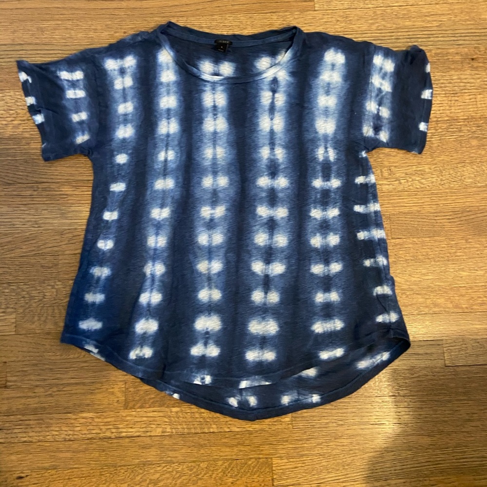 J. Crew tie dye shirt